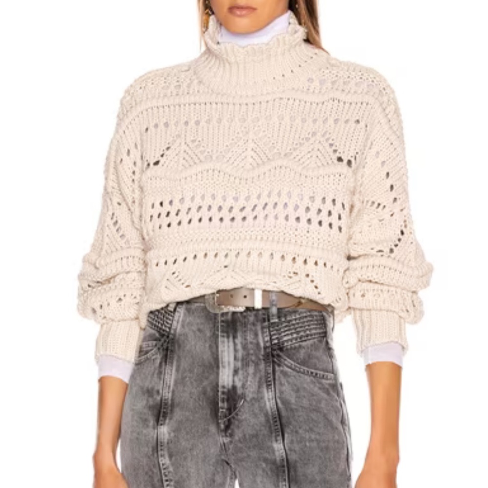 Isabel Marano Etoile Naka turtleneck sweater ecru